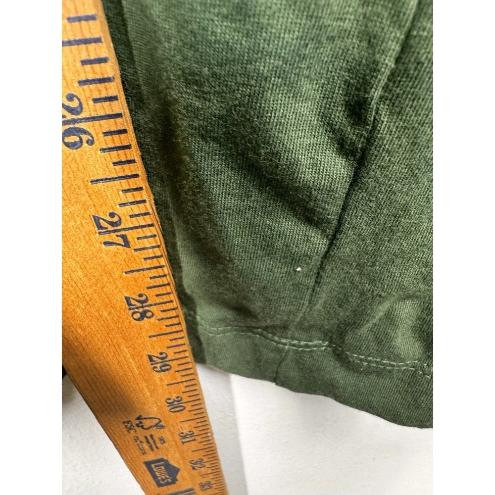 The Nike Tee Men's Size XL Long Sleeve Green Swoosh Logo‎ Regular Fit Crew Neck